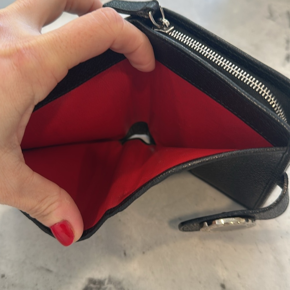 Bvlgari compact black leather wallet - Picture 4 of 9